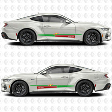 Gráficos de Calcomanía de Vinilo en la Puerta Lateral con Franjas de Estilo Racing para Musclecar Musclecarmodel 3