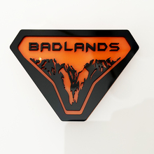 Montañas Badlands Insignias de guardabarros Emblema de portón Placa 3D 8