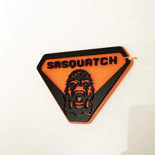 Insignias Sasquatch Yeti para aletas Emblema de portón Placa 3D 2