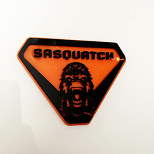 Insignias Sasquatch Yeti para aletas Emblema de portón Placa 3D 4
