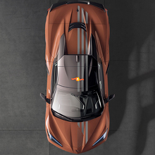 Juego de Calcomanías con Rayas de la Bandera de EE. UU. para Chevrolet Corvette C8 2