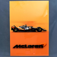 Panel de arte de pared de garaje de acrílico brillante personalizado F1 McLaren 2