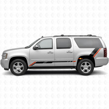 Tiras de Vinilo en Relieve para Puertas y Cuartos Traseros para Chevrolet Suburban GMT900 2007-2014_2