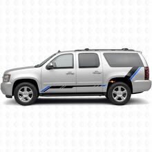 Tiras de Vinilo en Relieve para Puertas y Cuartos Traseros para Chevrolet Suburban GMT900 2007-2014_3