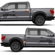 Claw Marks Text Combo Side Doors Vinyl Decal Sticker for Ford F-150 4