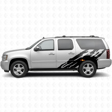 Vinilos de Franja Dentada para Puertas y Cuartos Traseros para Chevrolet Suburban GMT900 2007-2014_2