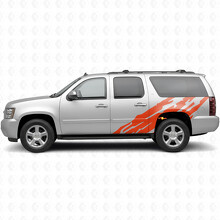Vinilos de Franja Dentada para Puertas y Cuartos Traseros para Chevrolet Suburban GMT900 2007-2014_4
