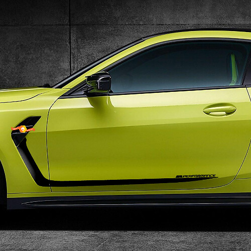 M Performance Side Doors Stripe M vinyl decal sticker for BMW M4 G82 G83 1