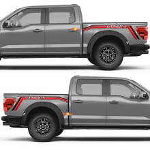 Two Tone Bed Stripe Rear Fender Vinyl Decal Sticker for Ford F-150 3