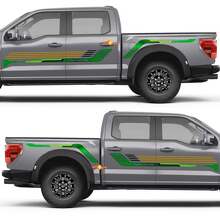 Racing Stripe Side Doors Rear Fender Vinyl Decal Sticker 2 for Ford F-150 3