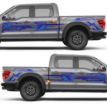 Retro Block Side Door Rear Fender Vinyl Decal Sticker for Ford F-150 2