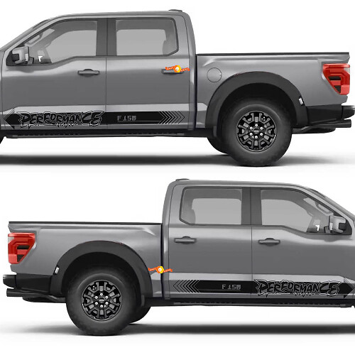 Street Performance Stripe Side Door Rocker Panel Vinyl Decal Sticker for Ford F-150 1
