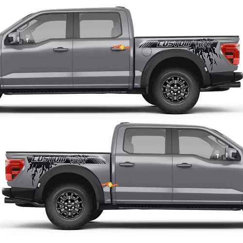 Kit de vinilos personalizados para salpicaduras de barro traseras laterales para Musclecar F-150