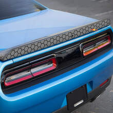 Calcomanía adhesiva de vinilo con gráfico de panal para alerón para Dodge Challenger_2