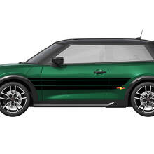 Calcomanía de vinilo lateral con gráficos de franjas de carreras para Mini Cooper S 3
