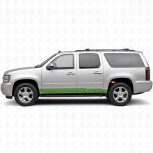 Líneas de vinilo angulares para puertas y paneles laterales para Chevrolet Suburban GMT900 2007-2014_6