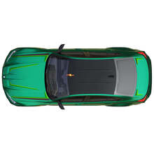 Calcomanía de vinilo de franjas laterales para capó y maletero M Performance para BMW M3 G80 3