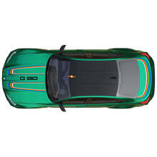 Calcomanía de vinilo con franjas para cofre y cajuela M Performance 2 para BMW M3 G80 2