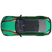 Calcomanía de vinilo con franjas para capó y maletero M Performance 3 para BMW M3 G80 2