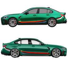 Calcomanía de Vinilo para Tiras Laterales Completas M Performance G80 para BMW M3 G80 2