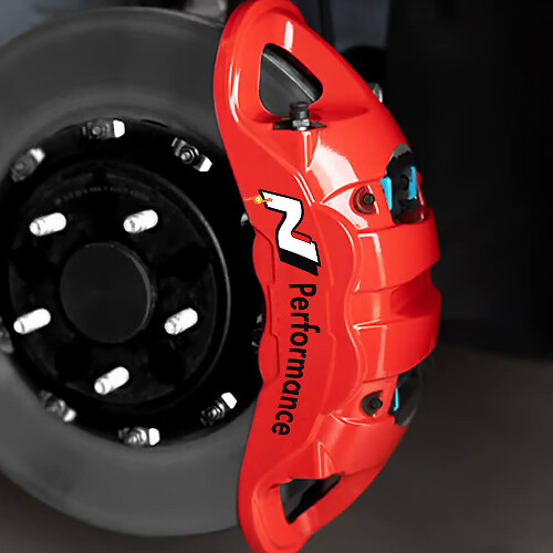 Calcomanía de Vinilo de Alta Temperatura para Caliper de Freno N Performance para Hyundai