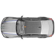 Calcomanía de vinilo con franjas para capó M Performance para BMW M3 G80 2