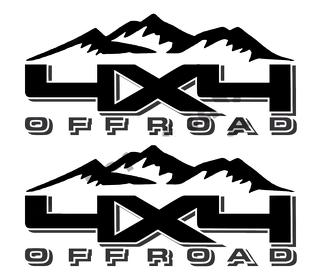 4X4 OffRoad Off Road Mountain Truck Cabecera Lado Fecal Se adapta a Chevy Dodge Ford Nissan Toyota Mazda