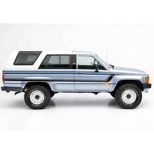Calcomanías de Vinilo Laterales con Doble Raya Estilo Heritage para Toyota 4Runner 1984-1989 2