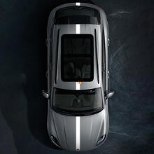 Kit de calcomanías de vinilo delgado para capó, techo y maletero para Porsche Macan 2