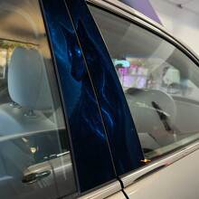 Calcomanía adhesiva de vinilo para puertas estilo pilar Galactic Wolf 2