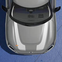 Calcomanía de franjas laterales gemelas para el capó para Mini Cooper Countryman 2