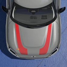 Calcomanía de franjas laterales gemelas para el capó para Mini Cooper Countryman 3