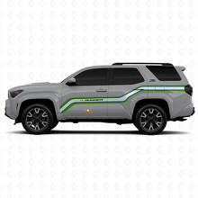 Adhesivos Vinilo Laterales Líneas Ascendentes Estilo Techno Para Toyota 4Runner 2