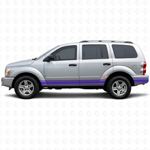 Calcomanía de vinilo lateral para panel de maletero de líneas rectas para Dodge Durango 2004-2009 2