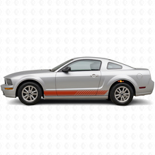 Kit de pegatinas de vinilo con franjas laterales para coche muscle Musclecarmodel_4
