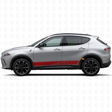 Calcomanía de Vinilo para Panel de Estribo con Franjas Perforadas para Dodge Hornet 2023+_3