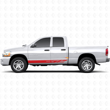 Etiqueta adhesiva de vinilo decorativa con franjas para el panel lateral de Dodge Ram 1500 2002-2008 3