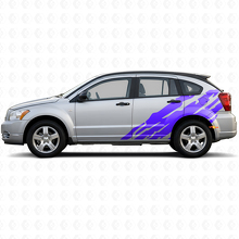Gráfico de salpicadura de barro Vinilo adhesivo lateral trasero para Dodge Caliber 2007-2012_2