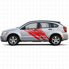 Calcomanía de Vinilo Lateral de Puerta con Gráfico de Salpicaduras de Barro para Dodge Caliber 2007-2012_3