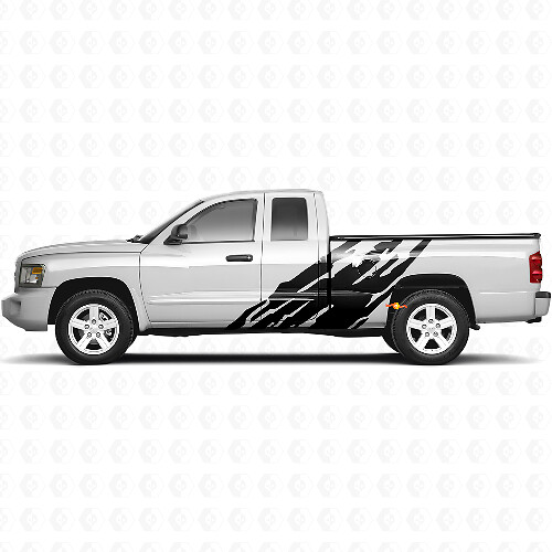 Gráfico de Salpicadura de Barro Vinilo Lateral para Dodge Dakota 2005-2011