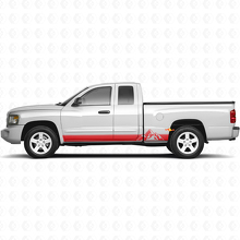 Calcomanía de Vinilo con Rayas Estilo Montañas para Paneles Laterales de Dodge Dakota 2005-2011_3
