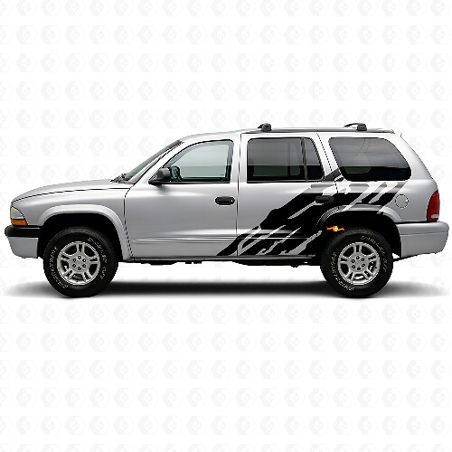Gráfico de Salpicaduras de Barro Vinilo Adhesivo para el Lado de la Puerta Dodge Durango 1998-2003