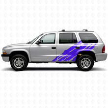 Gráfico de Salpicaduras de Barro Vinilo Adhesivo para el Lado de la Puerta Dodge Durango 1998-2003_2