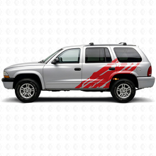 Gráfico de Salpicaduras de Barro Vinilo Adhesivo para el Lado de la Puerta Dodge Durango 1998-2003_3