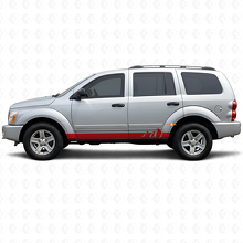 Vinilo de franjas anchas de montañas para paneles laterales para Dodge Durango 2004-2009_3