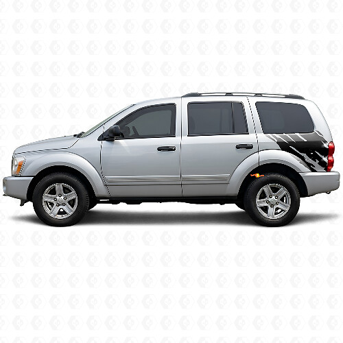 Calcomanía de vinilo gráfica de salpicaduras de lodo lateral trasera para Dodge Durango 2004-2009