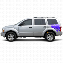 Calcomanía de vinilo gráfica de salpicaduras de lodo lateral trasera para Dodge Durango 2004-2009 2