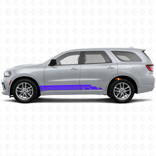 Vinilo Adhesivo con Rayas Curvadas para Paneles Laterales de Puerta para Dodge Durango 2011+_2