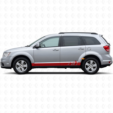 Calcomanía de vinilo de panel lateral con franjas anchas de montañas para Dodge Journey 2009-2020_3