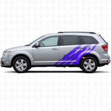 Vinilo decorativo lateral para puerta con gráfico de salpicaduras de barro para Dodge Journey 2009-2020_2